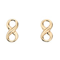 Elements Gold Infinity Symbol Earrings-0