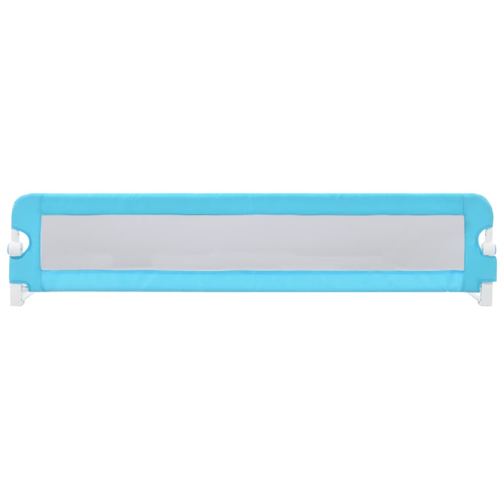 NNEVL Toddler Safety Bed Rail Blue 180x42 cm Polyester