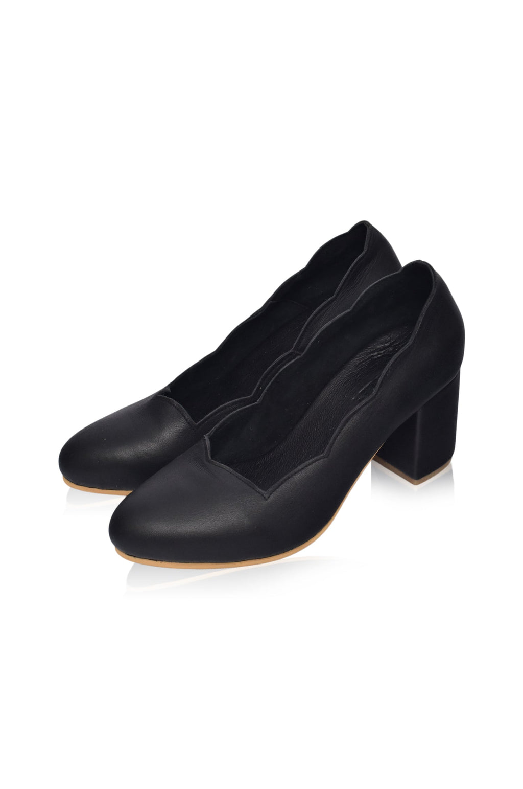 Alia Classic Leather Heels