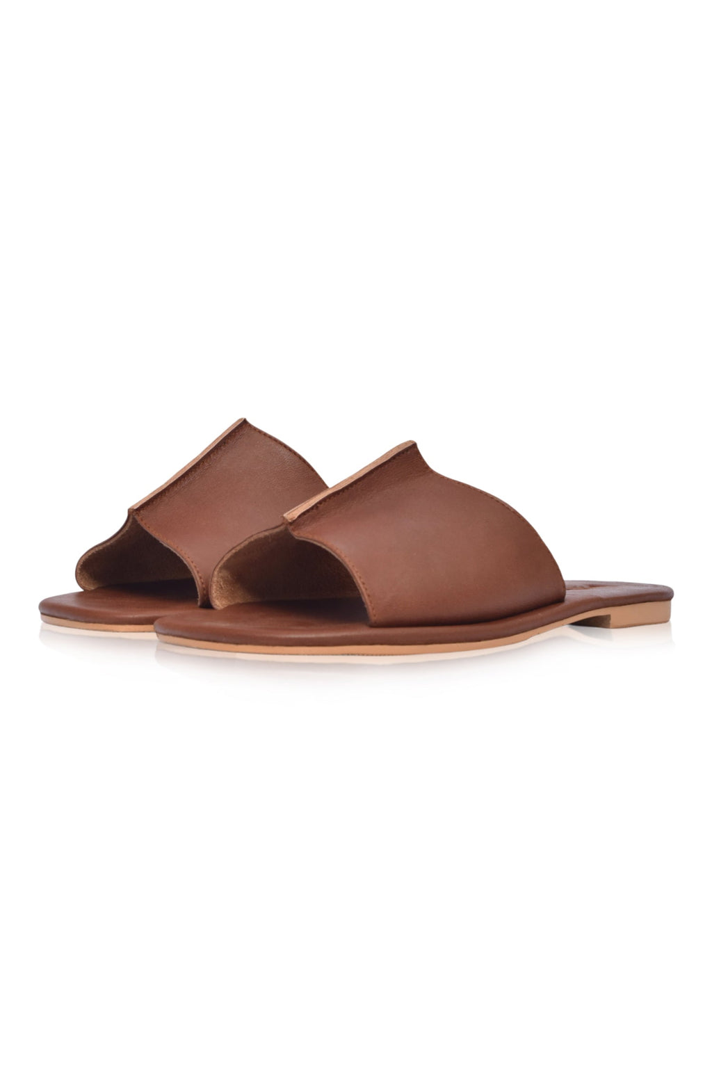 Bilbao Leather Slides