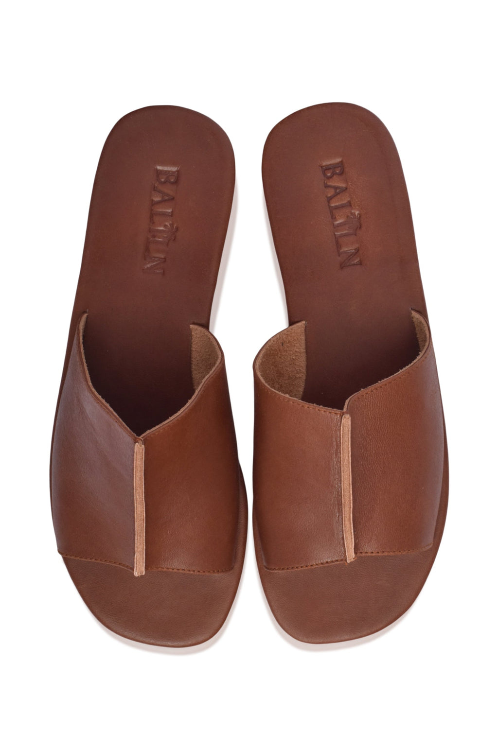 Bilbao Leather Slides