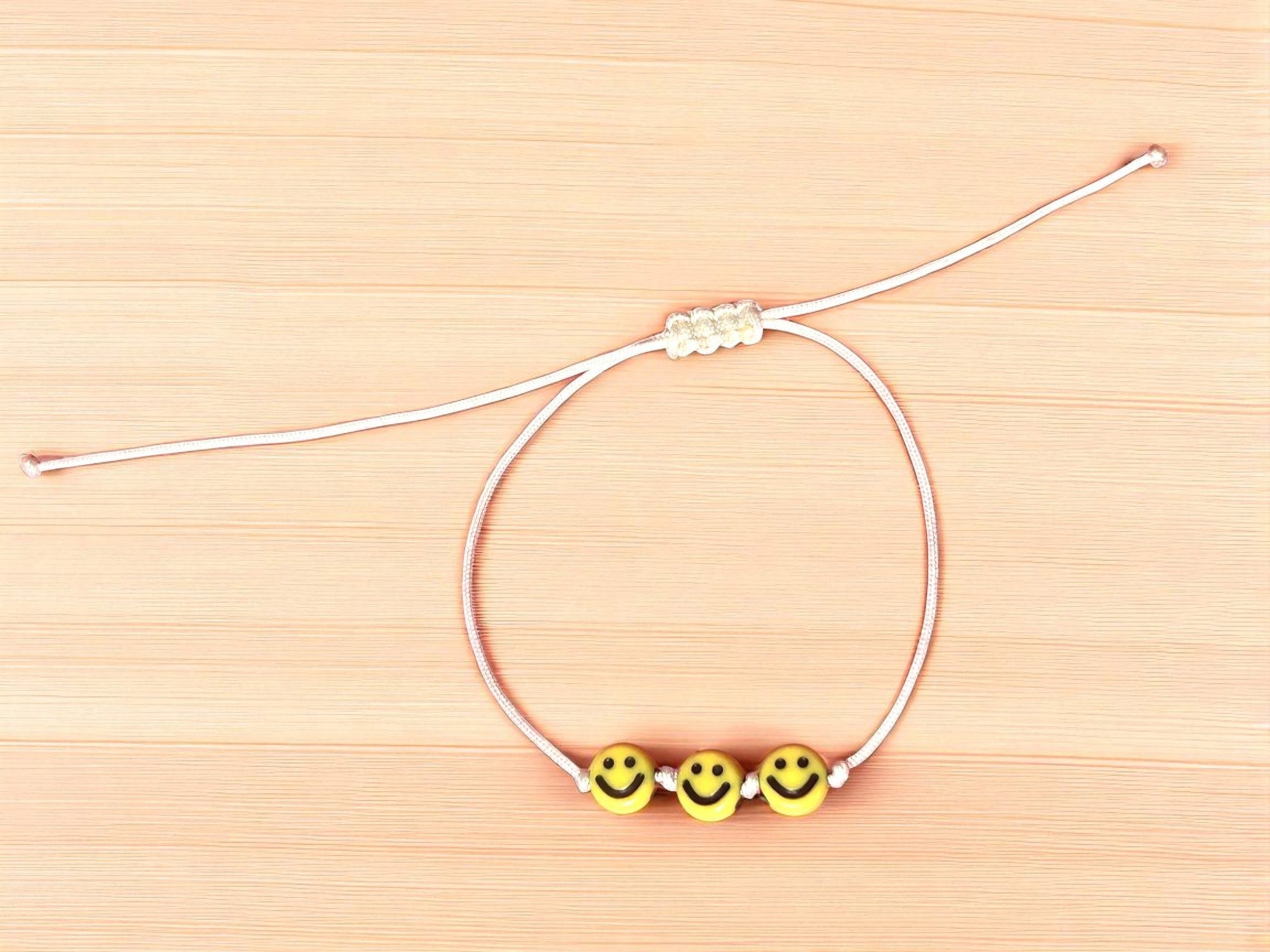 Happy face bracelet