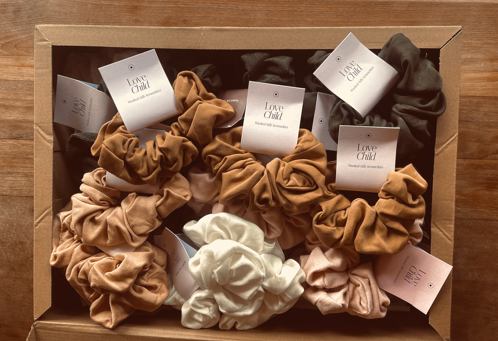 Washed Silk Scrunchie-2