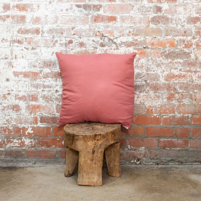 European Pillowcase in Linen | Antique Red