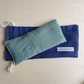 Eye Pillow - Sage Pillow & Navy Bag | Jade and May