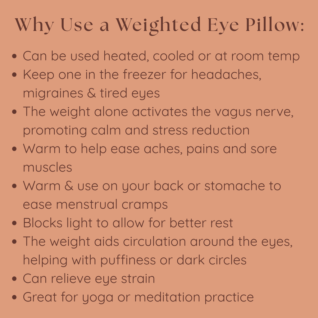 Eye Pillow - Sage Pillow & Navy Bag | Jade and May