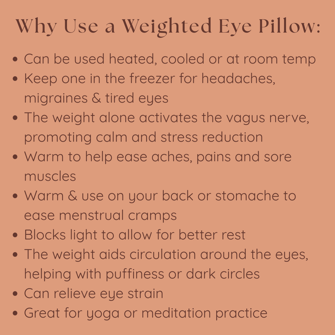 Eye Pillow - Sage Pillow & Navy Bag | Jade and May