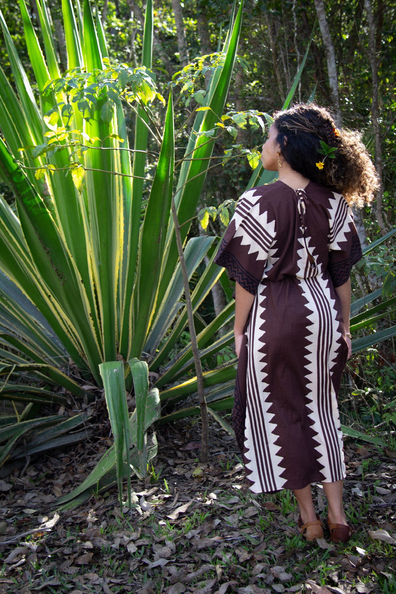 ZARTJI - Kaftan - CHOCOLAT