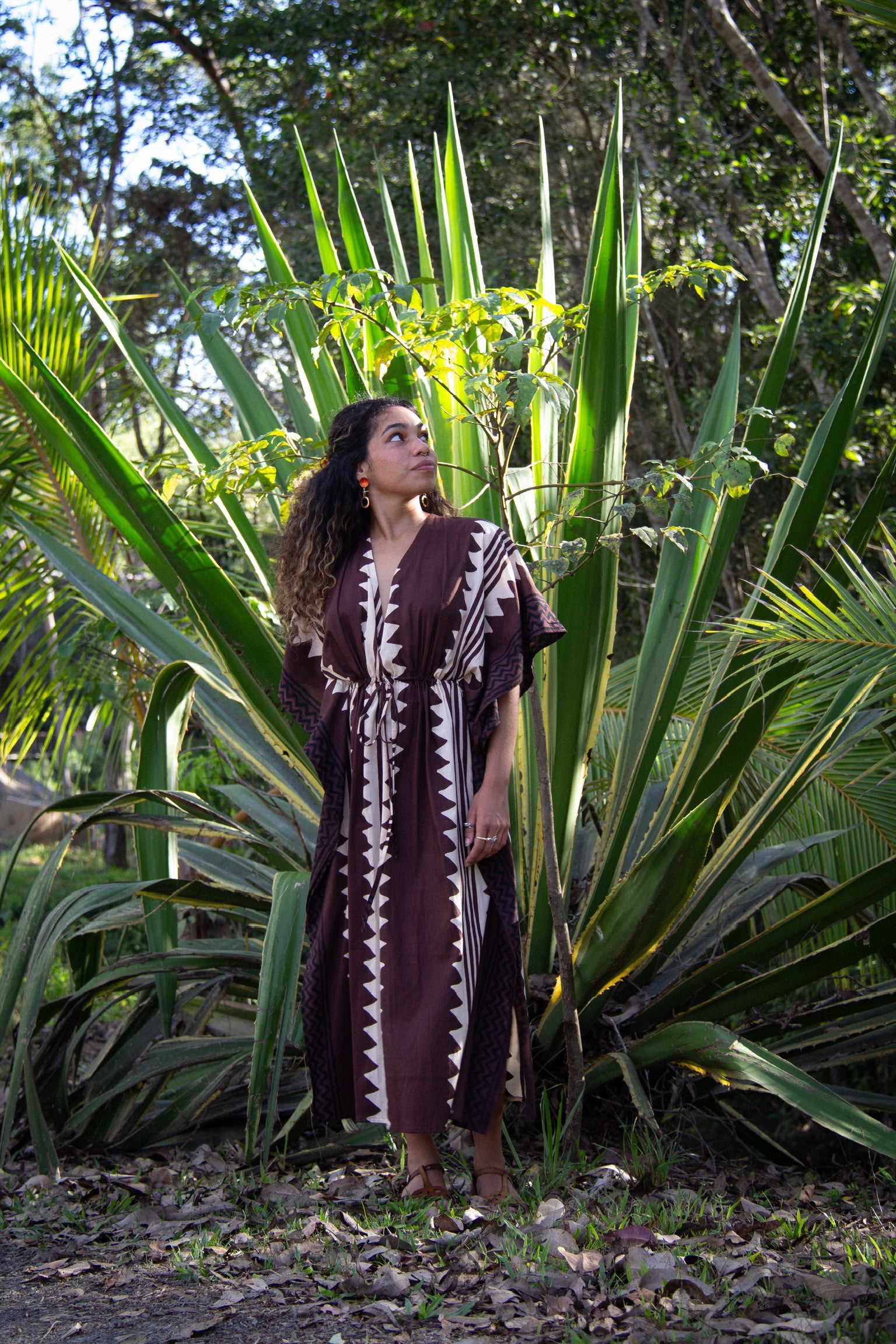 ZARTJI - Kaftan - CHOCOLAT