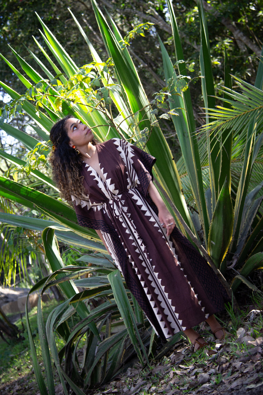 ZARTJI - Kaftan - CHOCOLAT