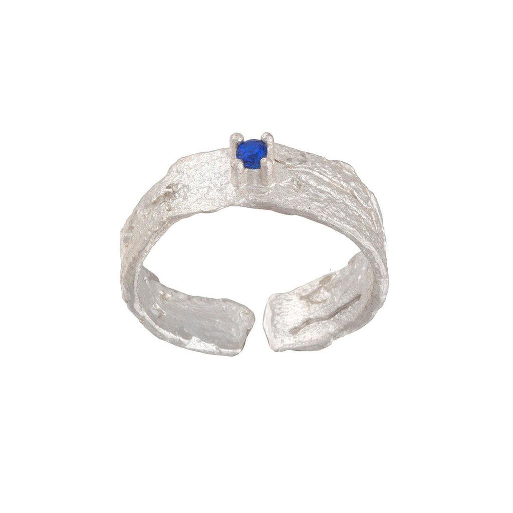 Sterling Silver Minimalist Handmade Nature Jewelry. ring for women. Bark Branch ring, Jewelry from Mother Nature Jewelry.-0