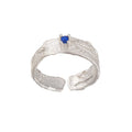 Sterling Silver Minimalist Handmade Nature Jewelry. ring for women. Bark Branch ring, Jewelry from Mother Nature Jewelry.-0