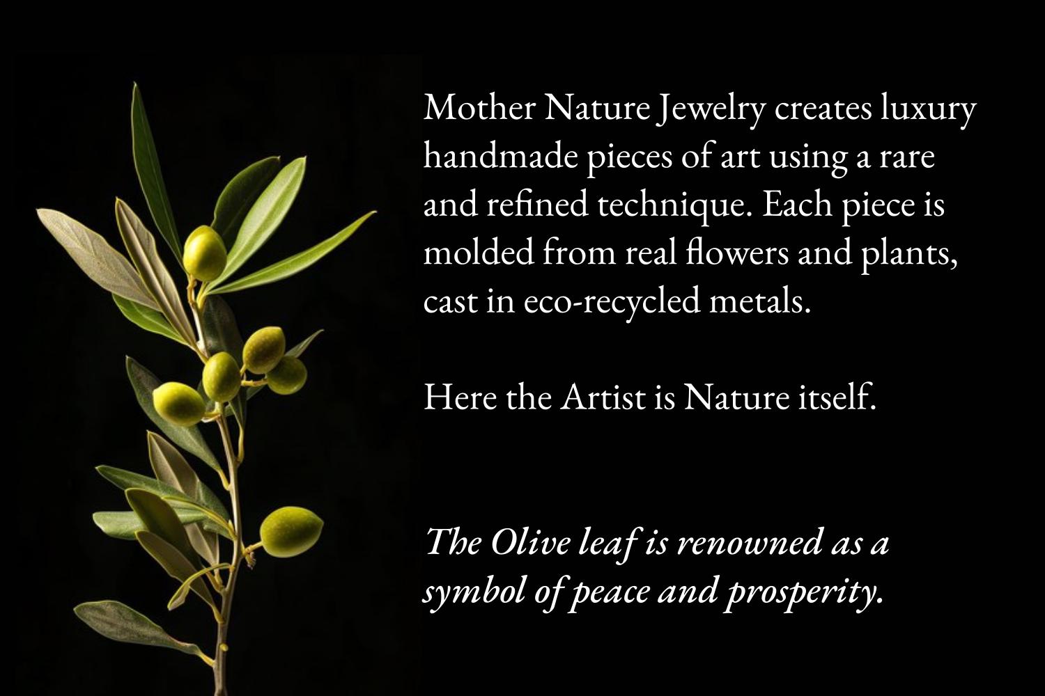 Silver Olive Cuff Bracelet, Sterling Silver 925 Jewelry, Unique Handmade Gift for Women, Birthday Gift for Her, Nature-Inspired Jewelry-4