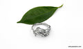 Real Juniper Branch Silver Ring, Handmade Minimalist Jewelry, Organic Forest Band, Gift for Health & Resilience, Sterling Silver 925-0