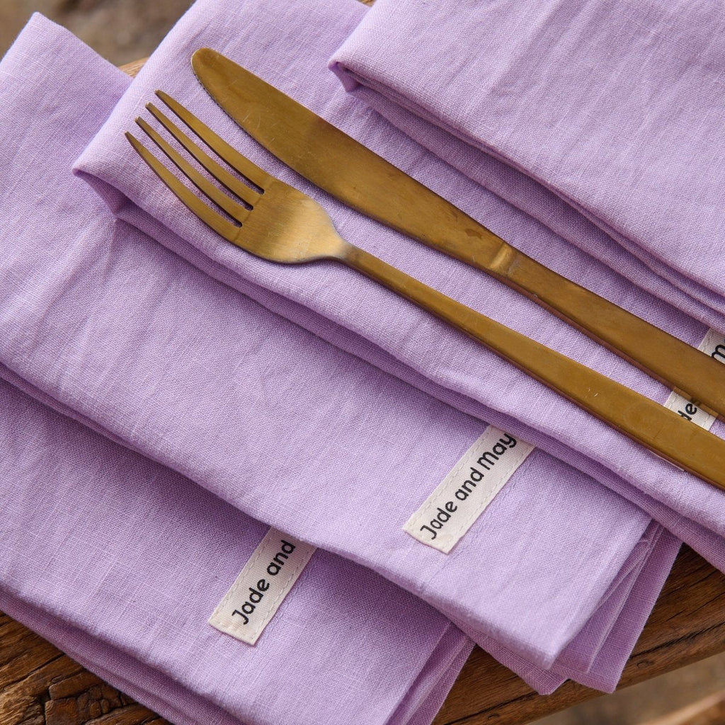 Linen Napkins | Purple
