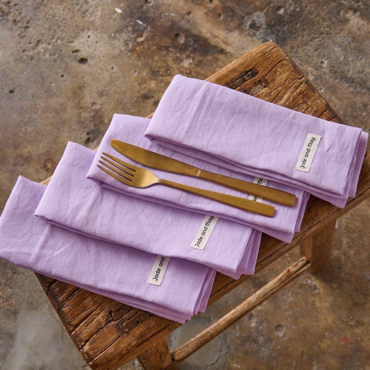 Linen Napkins | Purple