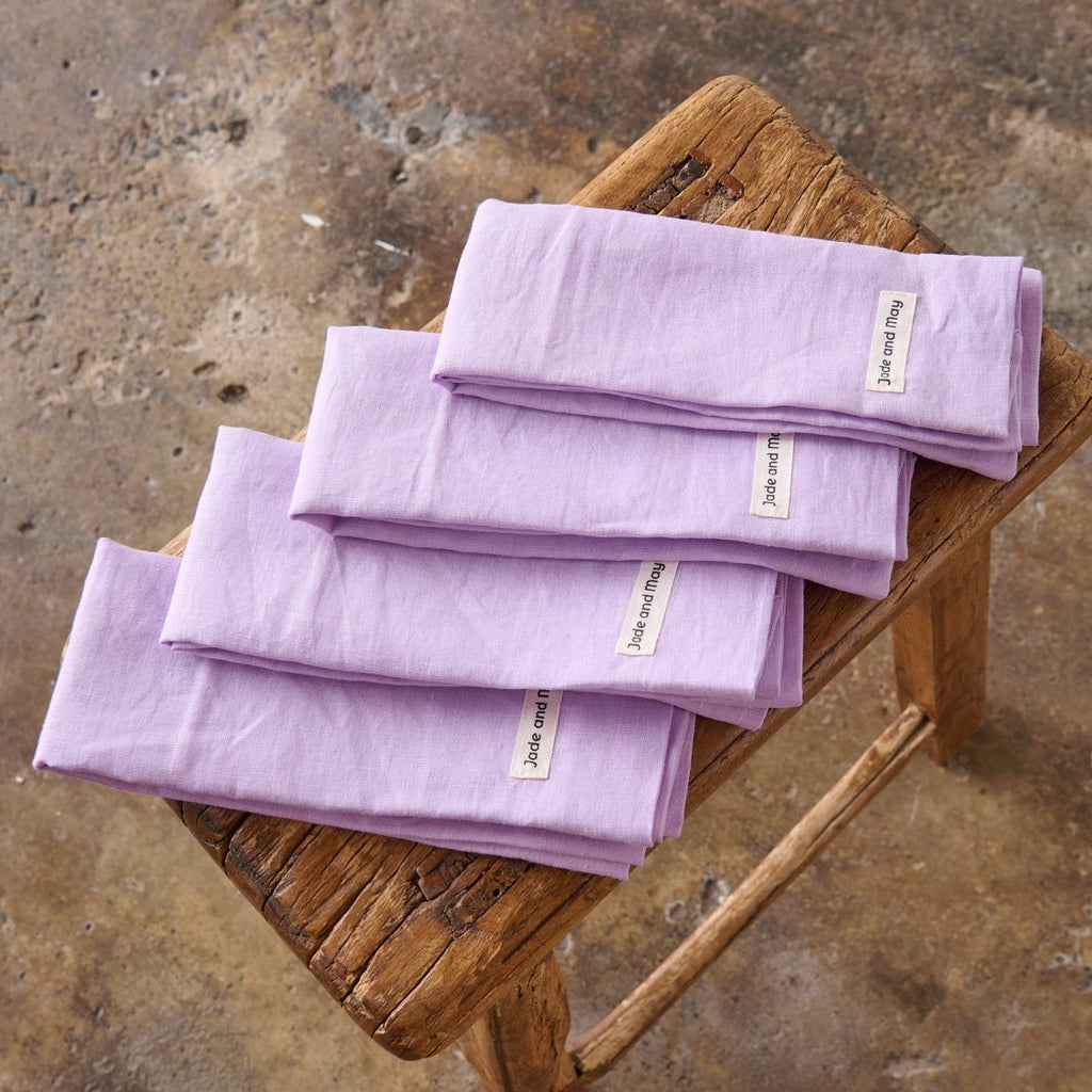 Linen Napkins | Purple